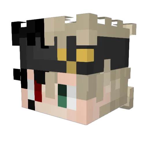 topboy13 Minecraft avatar head, 3D render