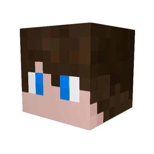 topfaxpicsinfo Minecraft avatar head, 3D render