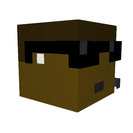topfngolatschn Minecraft avatar head, 3D render