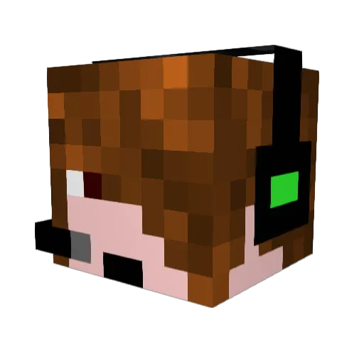 topgear1440 Minecraft avatar head, 3D render