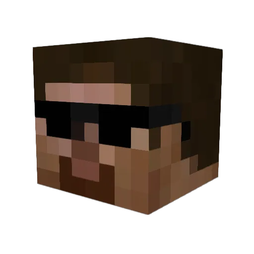 topgun5757 Minecraft avatar head, 3D render