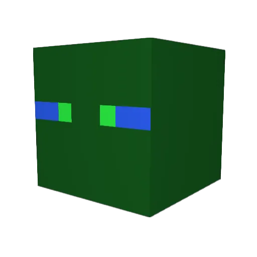 tophatman64 Minecraft avatar head, 3D render