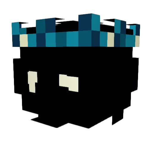topik89 Minecraft avatar head, 3D render