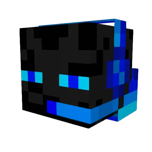 topitin Minecraft avatar head, 3D render