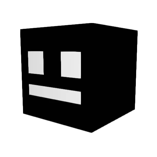 topkafa Minecraft avatar head, 3D render
