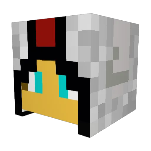 toplist10 Minecraft avatar head, 3D render