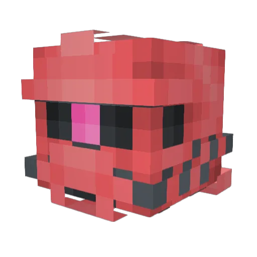 topolsd Minecraft avatar head, 3D render