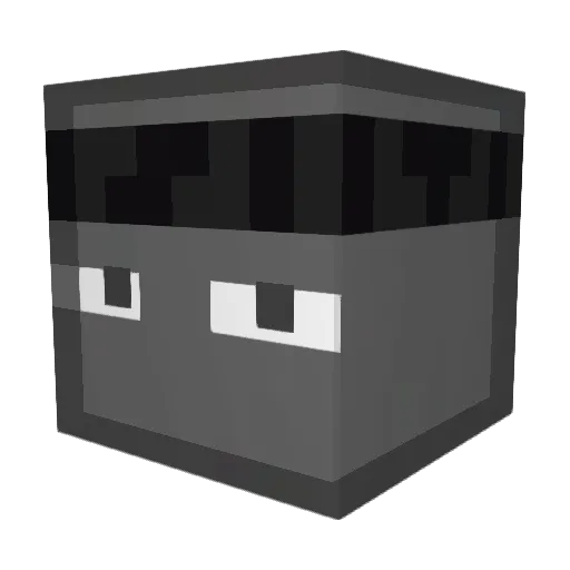 topotpot Minecraft avatar head, 3D render