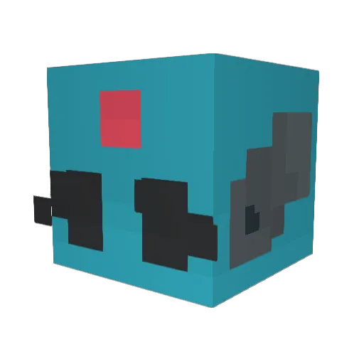 topperjunior08 Minecraft avatar head, 3D render