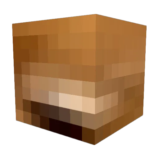 toppomeranian Minecraft avatar head, 3D render