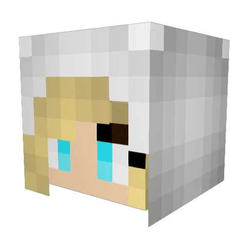 topps90 Minecraft avatar head, 3D render