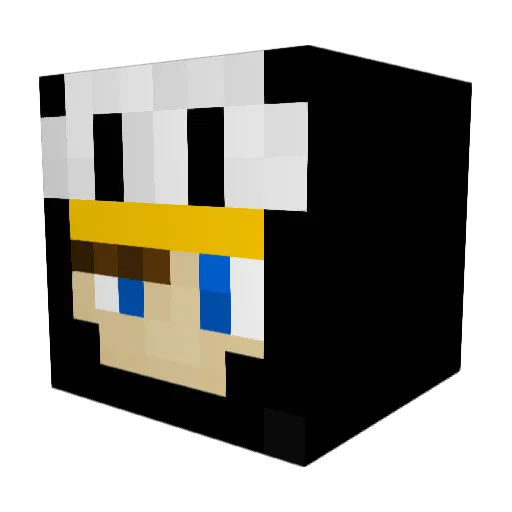 topsoup1 Minecraft avatar head, 3D render