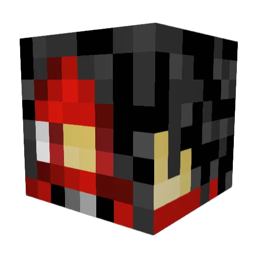 tora92 Minecraft avatar head, 3D render