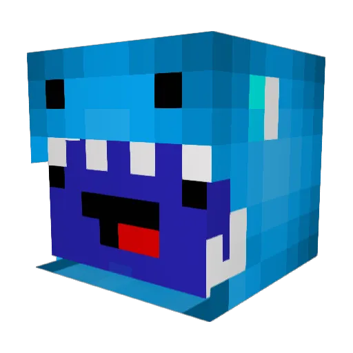 torakage1225 Minecraft avatar head, 3D render