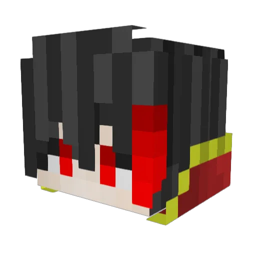 torakunstw Minecraft avatar head, 3D render
