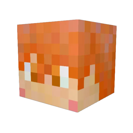torasuke325 Minecraft avatar head, 3D render