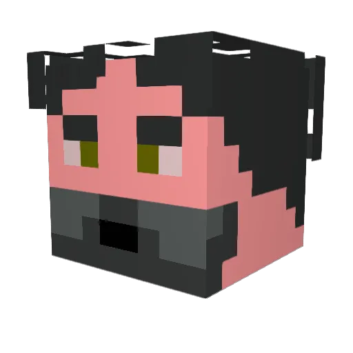 torbjo07 Minecraft avatar head, 3D render