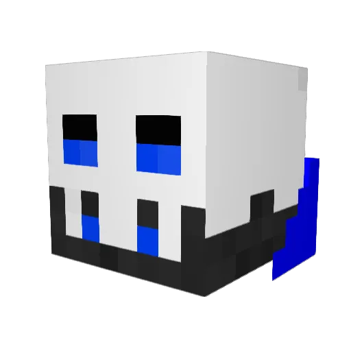 torchic98 Minecraft avatar head, 3D render