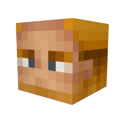 torhammer Minecraft avatar head, 3D render