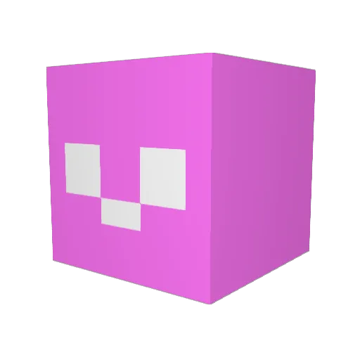 tori1013 Minecraft avatar head, 3D render