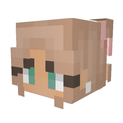 tori_904 Minecraft avatar head, 3D render