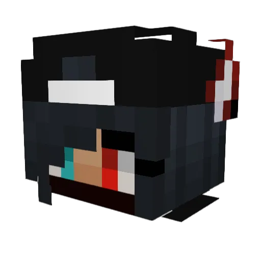 tori_boring Minecraft avatar head, 3D render