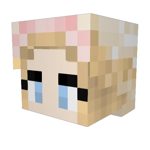 torimaries Minecraft avatar head, 3D render