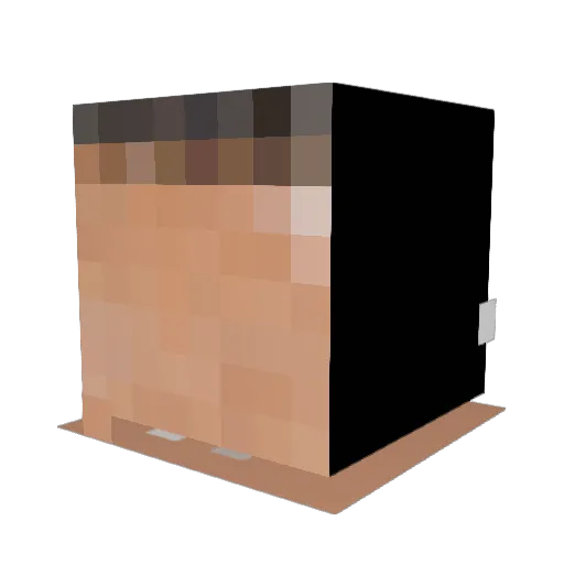 torin46 Minecraft avatar head, 3D render