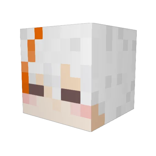 torisan123 Minecraft avatar head, 3D render