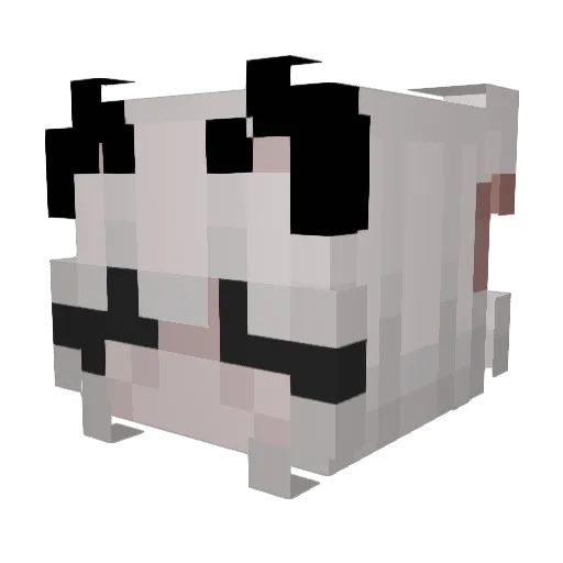 toriset Minecraft avatar head, 3D render