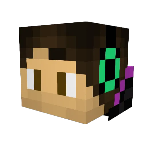 torito602 Minecraft avatar head, 3D render