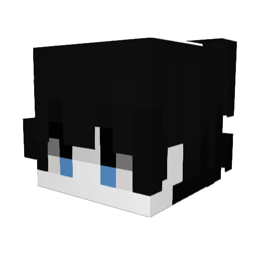 toriyama1020 Minecraft avatar head, 3D render