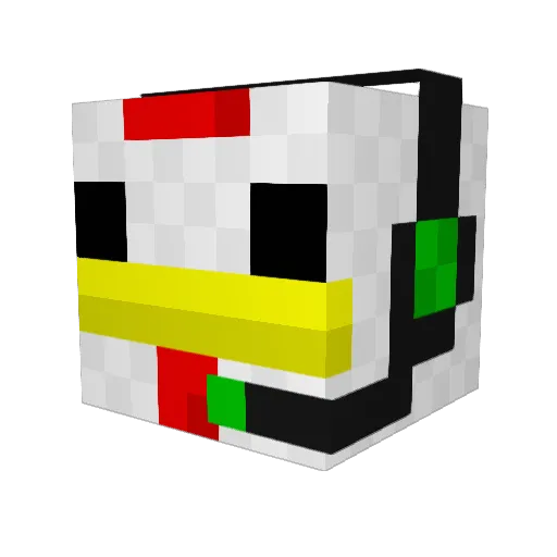 tornado101901 Minecraft avatar head, 3D render