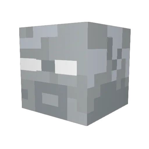 tornadoshine Minecraft avatar head, 3D render