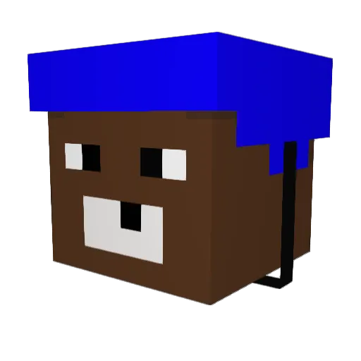 tornetz Minecraft avatar head, 3D render