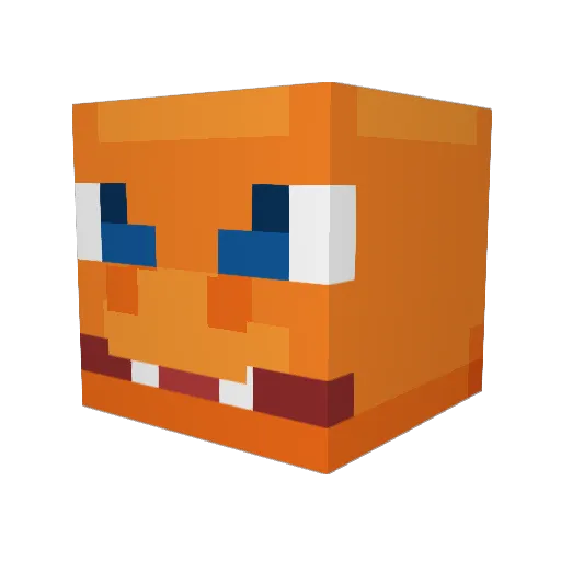 toro0 Minecraft avatar head, 3D render