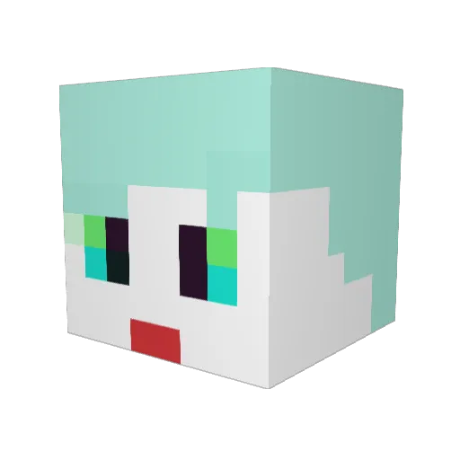 torogi333 Minecraft avatar head, 3D render