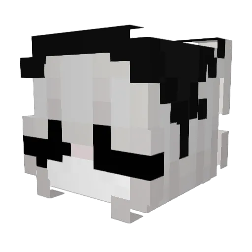 tororoot Minecraft avatar head, 3D render