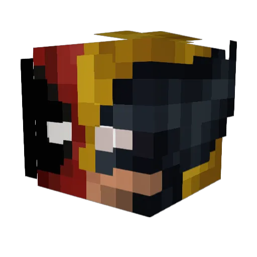 torozzi Minecraft avatar head, 3D render