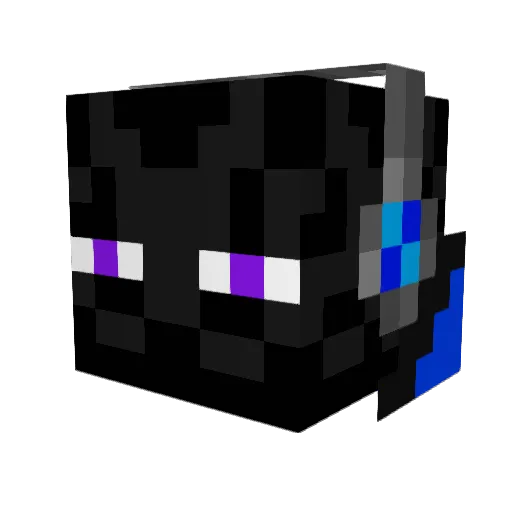 torpedojill Minecraft avatar head, 3D render