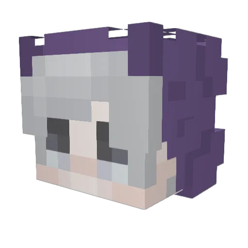 torqko Minecraft avatar head, 3D render