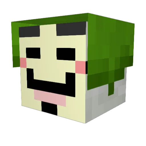 torres270321 Minecraft avatar head, 3D render