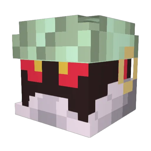 torresthekiller Minecraft avatar head, 3D render