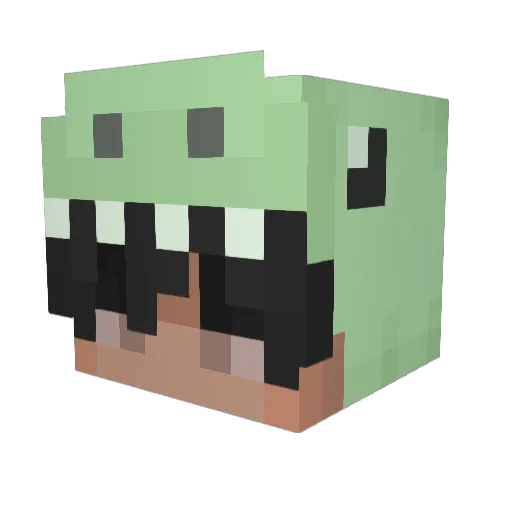 tortilla__chips Minecraft avatar head, 3D render