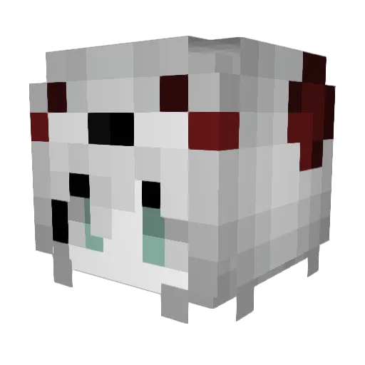 torumain Minecraft avatar head, 3D render