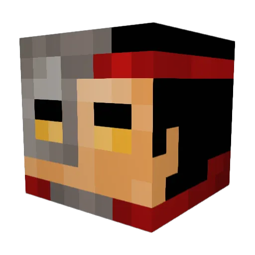 torvahall Minecraft avatar head, 3D render