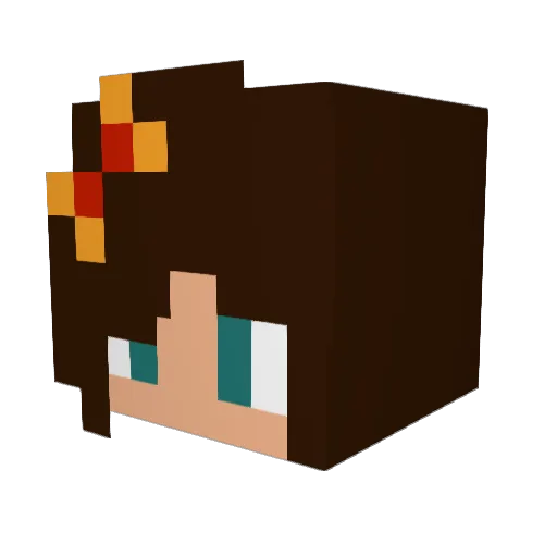 torylife Minecraft avatar head, 3D render