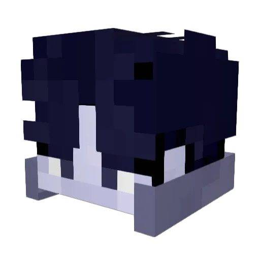 toryyakii Minecraft avatar head, 3D render