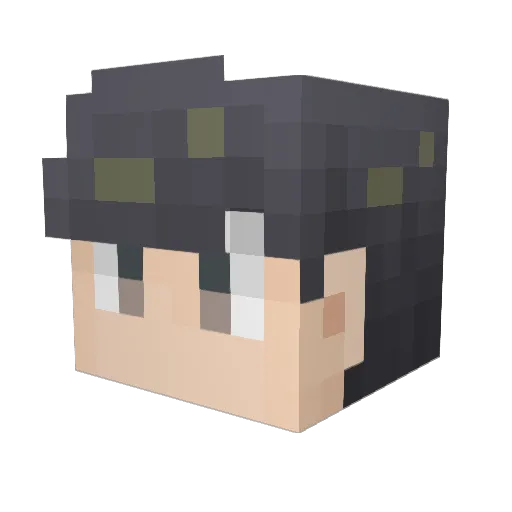 toshi0213 Minecraft avatar head, 3D render