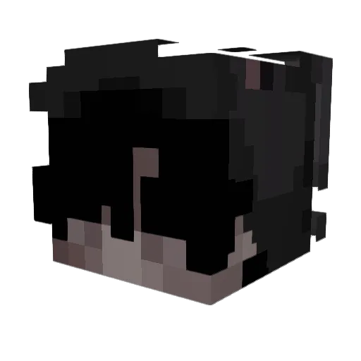 tosiamisia Minecraft avatar head, 3D render